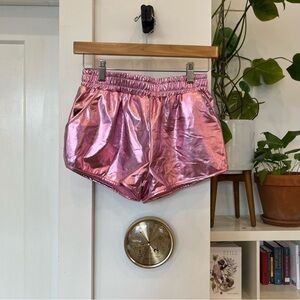 Metallic Pink Women's Shorts